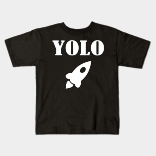 Shares, short squeeze, retail trader, rocket Kids T-Shirt